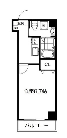 サクシード伏見京橋の間取り