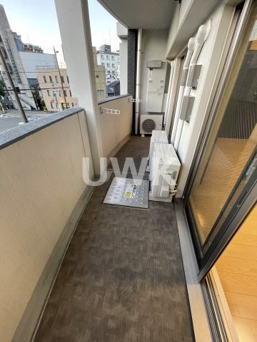 エステムプラザ京都河原町通Ⅱレジデンシャルのバルコニー