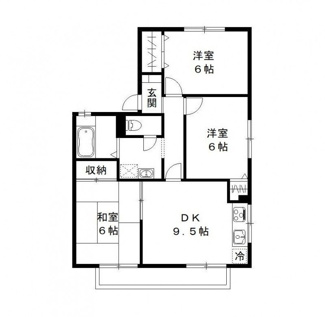 【間取り】 | ボナールⅠ | 間取りです。
