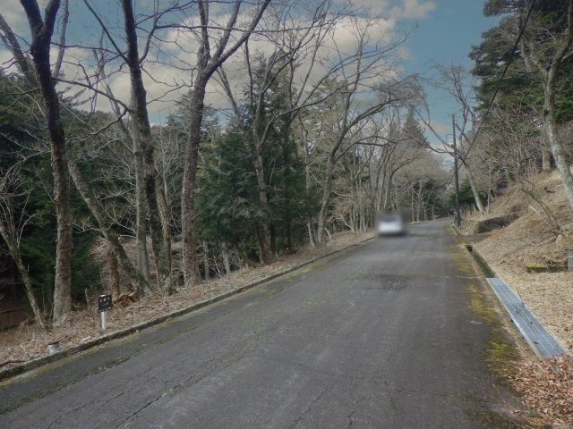 伊豆天城リゾート㉑の前面道路含む現地写真