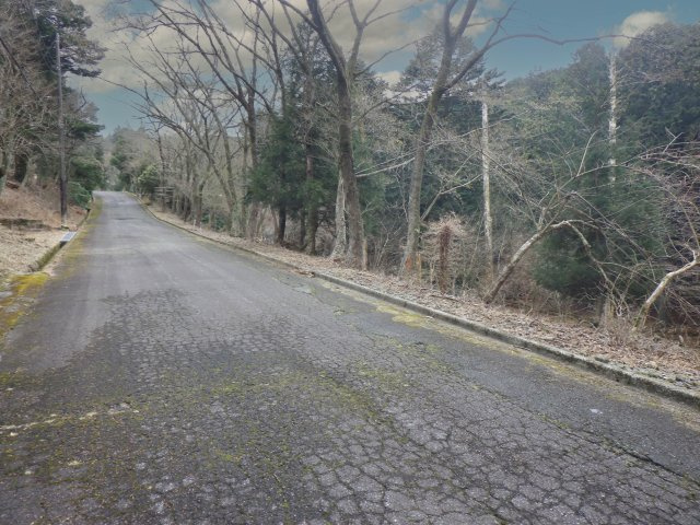 伊豆天城リゾート㉑の前面道路含む現地写真