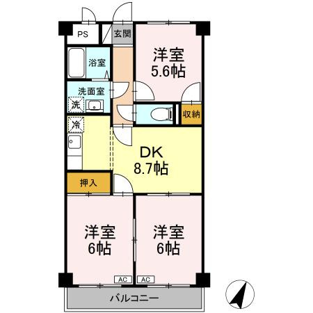 シティパル瑞江の間取り