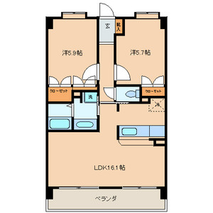 【間取り】 | レフィナード今宿