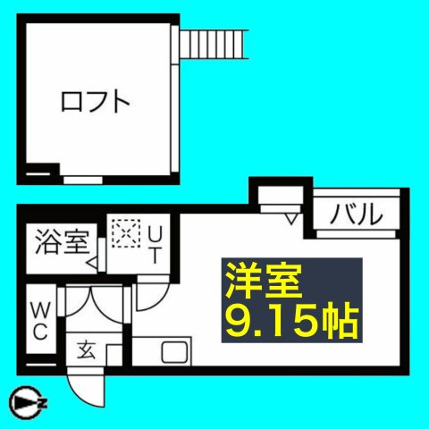 Patina平安通(パティーナヘイアンドオリ)の間取り