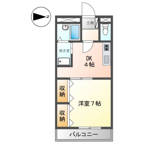 【間取り】 | グランディール浜の宮Ⅱ