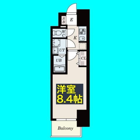 S-RESIDENCE山王の間取り