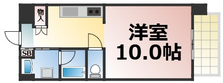 【間取り】 | アリビオ北巽　仲介手数料無料