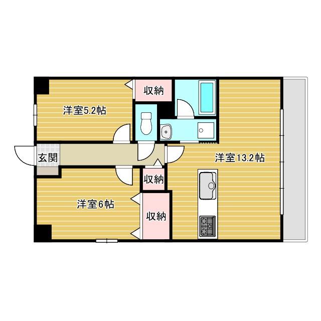 クリアコート元町の間取り