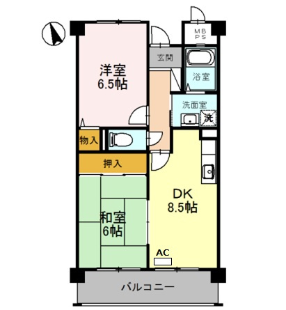 【間取り】 | 龍の樹マンション