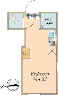 西向き角部屋住戸です
