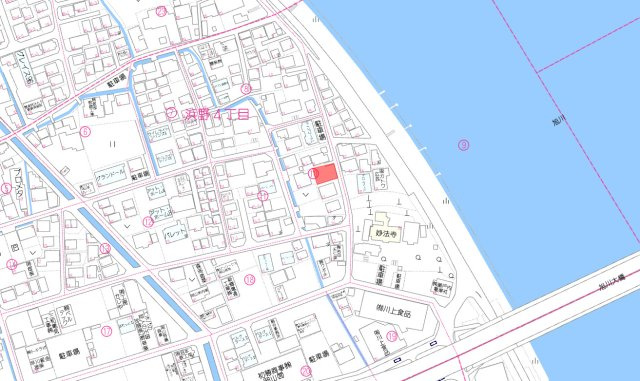 南区浜野４丁目　1区画の地図