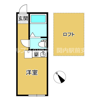 【間取り】 | ユナイト石川町ぺルファボーレ