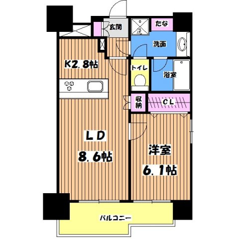 【間取り】 | ゼクシア日野ステーションフロント