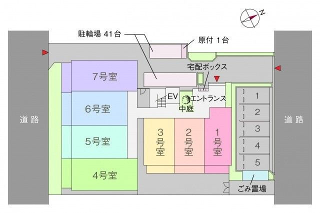 ノーム国立の区画図