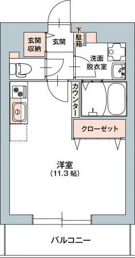 ノーム国立の間取り