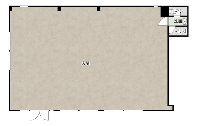 大学通りテナントの間取り