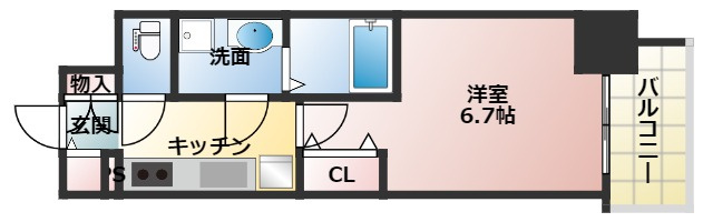 ファーストフィオーレ大阪城イーストの間取り