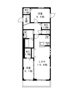 【間取り】 | パークサイド広尾 | 間取りです。