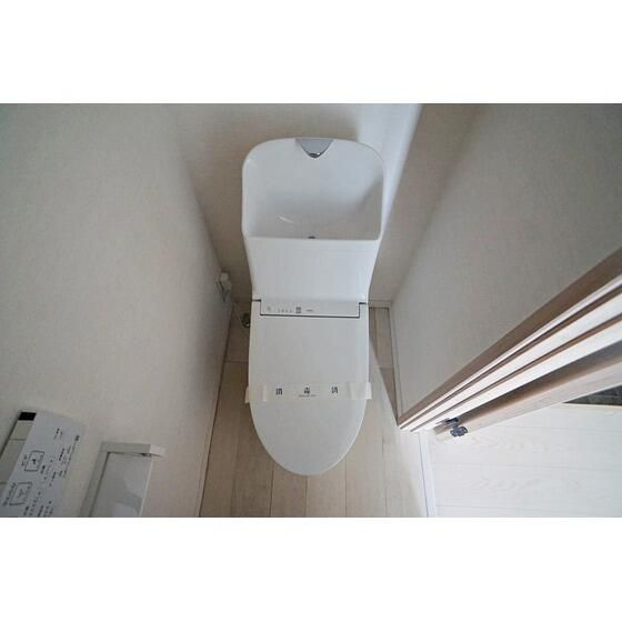 伊勢原市石田のアパートのトイレ
