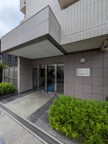 プロスペクト武蔵新城のエントランス