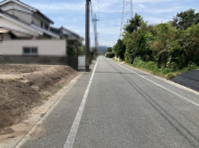 売地　豊川市八幡町鐘鋳場176番1の前面道路含む現地写真|前面道路含む現地写真
