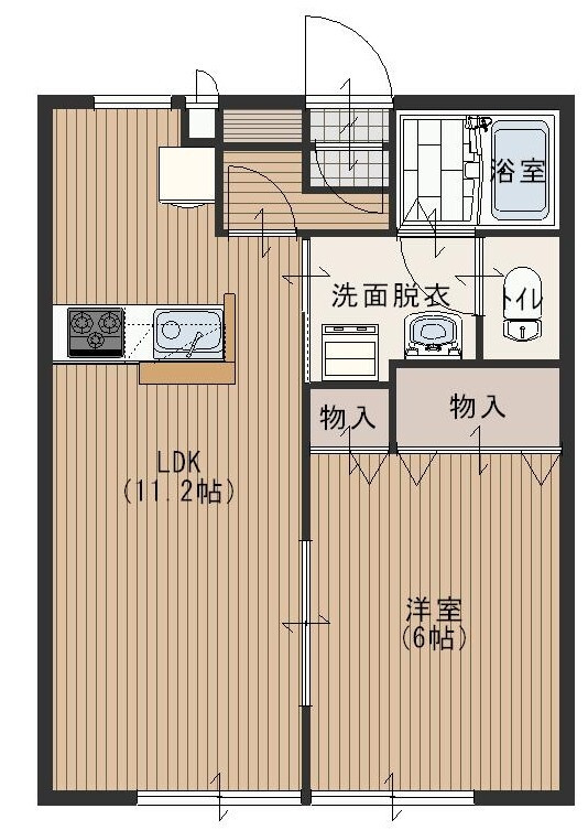 コンフォート東久留米Aの間取り