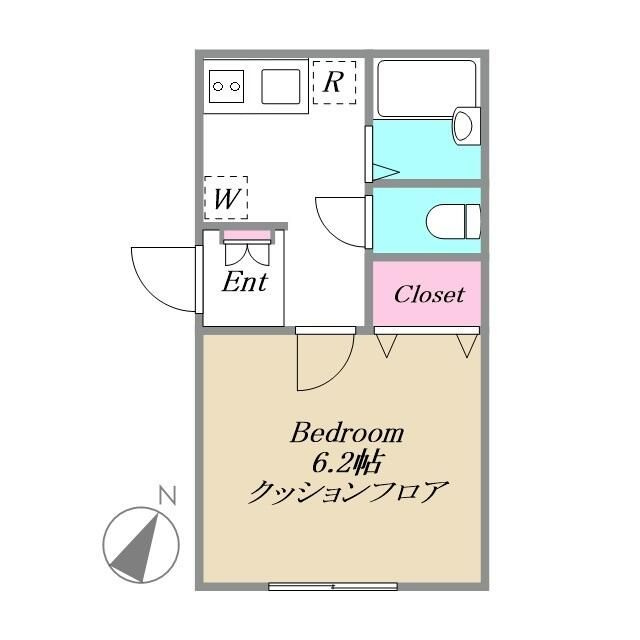 フローラルハイツの間取り