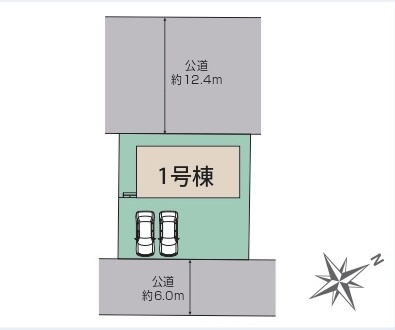 【仲介手数料無料】新築戸建　鳩山町楓ヶ丘3-1-10（全1棟）の区画図