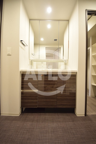 エスリードコート堺筋本町の独立洗面台|エスリードコート堺筋本町　洗面台