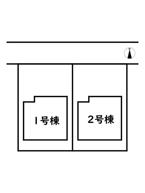姫路市大津区長松4期/新築戸建の区画図