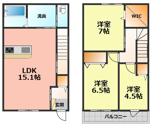 【間取り】 | Chantea Ⅲ