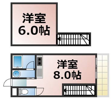 【間取り】 | グローリーハイツ東成　仲介手数料無料