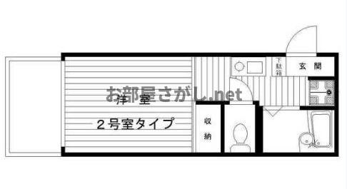 エスペランサ恵比寿の間取り