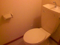 トイレはもちろんバスと別です。