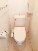 コンパクトで使いやすいトイレです