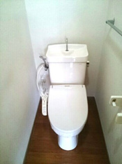 シンプルで使いやすいトイレです