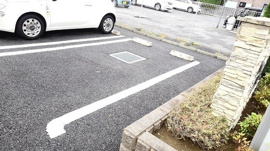 駐車場があるので、車を買う予定の方も安心です