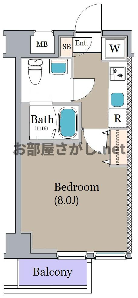 クレヴィスタ文京江戸川橋【おとり物件なし】#学生・社会人にオススメ！初期費用分割払いOK！の間取り