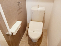 清潔感のあるトイレです