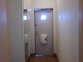ゆったりとした玄関です