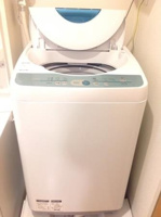 家電付き。洗濯機