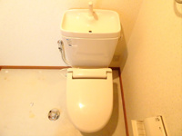 清潔感のあるトイレです