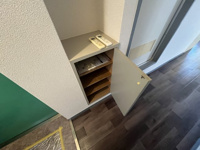 落ち着いた玄関です