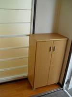 明るい玄関です