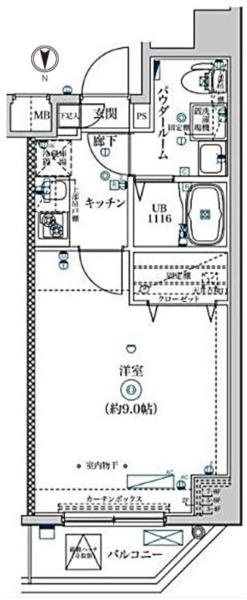 エスファルベプレスト東日暮里の間取り