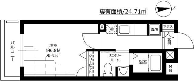 アルテールA棟の間取り