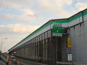 三左衛門堀東の町倉庫付事務所の周辺