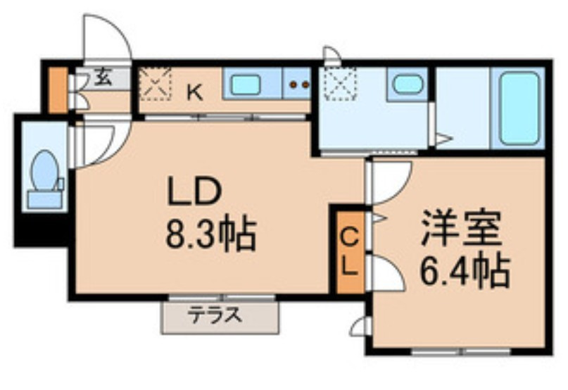 Maison de claroの間取り