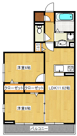 サントミ―の間取り