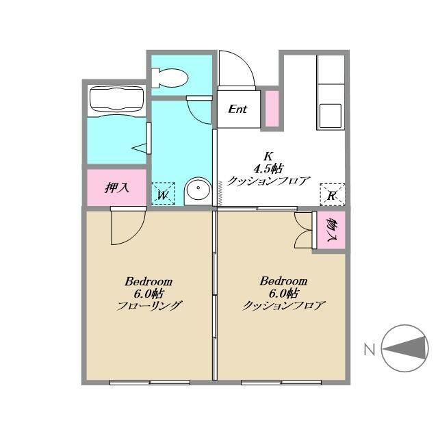 オークヒル元住吉の間取り
